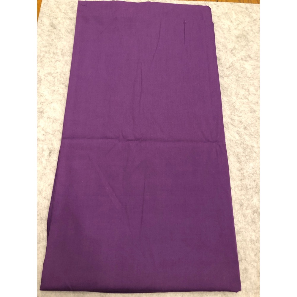 Purple Cotton Fabric 4.86 Yards Continuous Piece 44x175 NOS Coquette Cottagecore